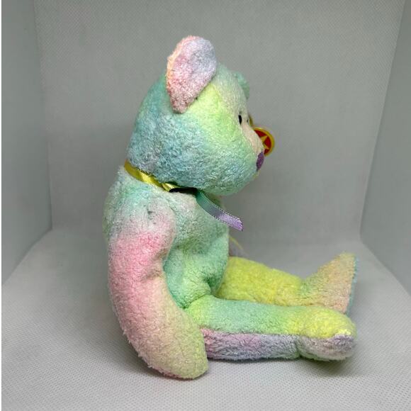 TY BEANIE BABIES GROOVY the BEAR 1999 Plush Stuffed Animal - Picture 4 of 5